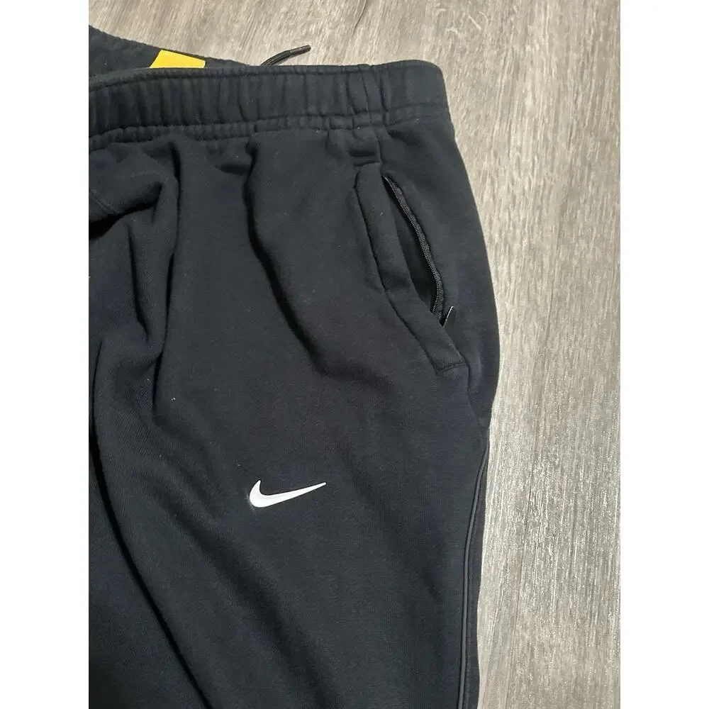 Nike NOCTA Fleece Sweatpants Black Joggers Men’s XL Drake Zip Pockets